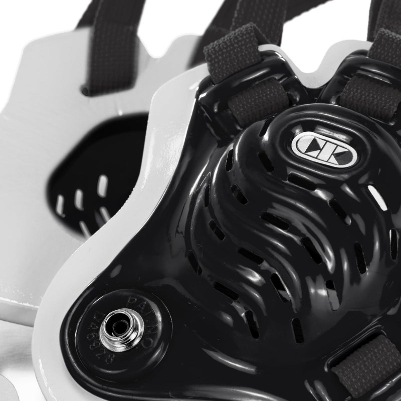 Cliff Keen Tornado Wrestling Headgear (Black/White/Black) - Image 3